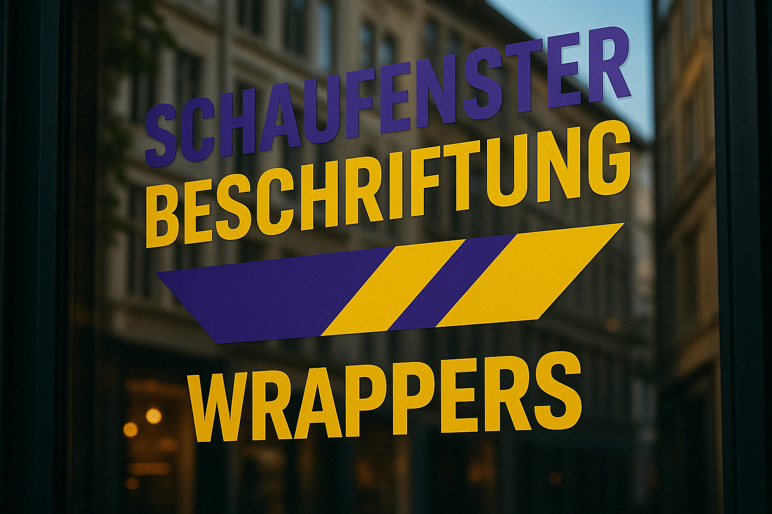 Schaufensterbeschriftung